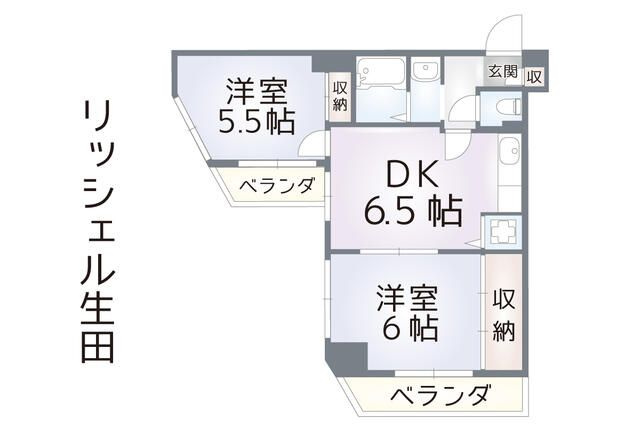 川崎市多摩区生田３丁目の賃貸マンション