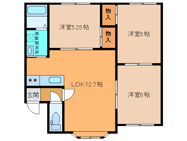 アートヒルズⅠの間取り