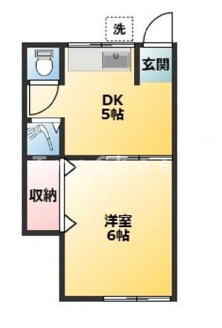 コーポ豊田の間取り