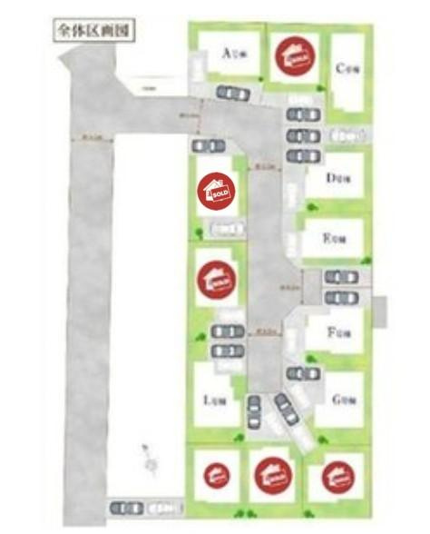 【Heartfull Town】国分寺北町５丁目 ２期の区画図