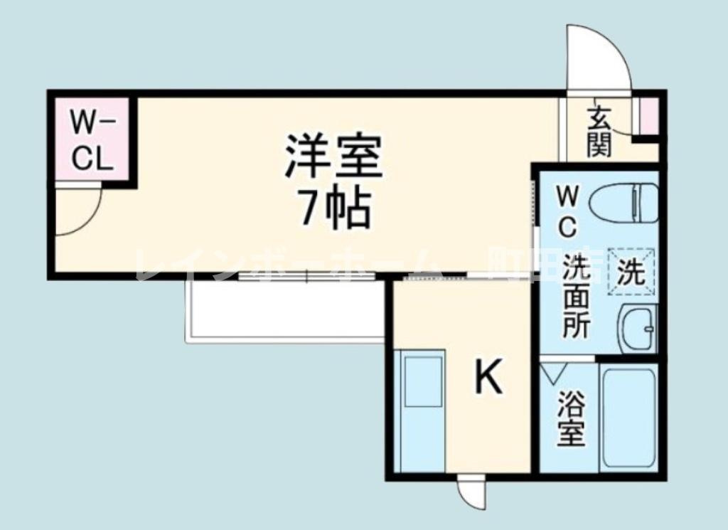 ラフィーナー海老名※初期費用分割後払いサービス利用可能物件の間取り
