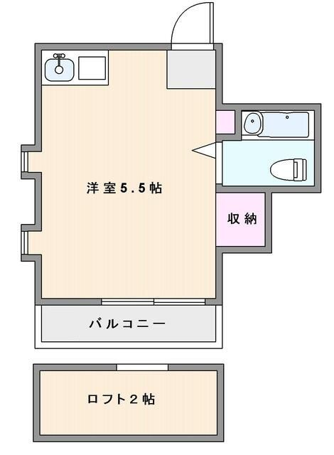 千石ハイムの間取り|間取りです。