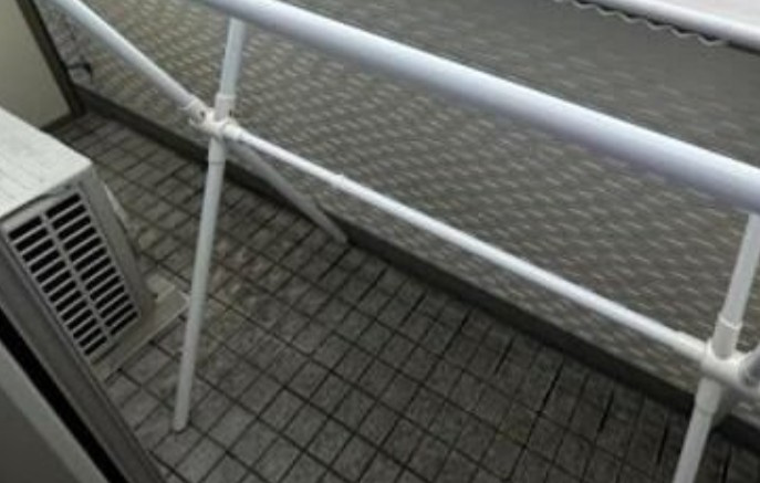 ロイヤルメゾン蒔田のバルコニー