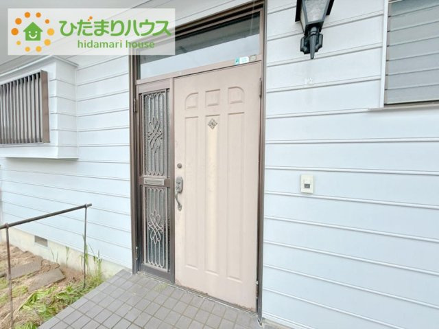 いわき市錦町中迎二丁目　中古戸建の玄関