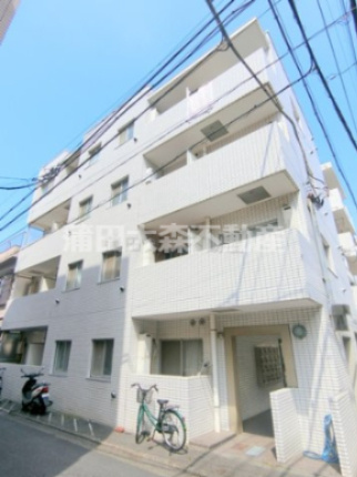 アクトピア田園調布南の外観|1989年6月築　RC鉄筋コンクリート造地上4階建て総戸数15戸オートロック付の分譲賃貸マンション　東京都大田区田園調布南　東急多摩川線沼部駅最寄り徒歩6分鵜の木駅徒歩10分、池上線御嶽山駅徒歩13分