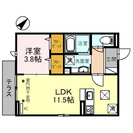 【間取り】 | Ｅｃｌａｔ西大宮