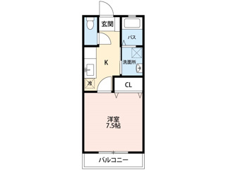 【間取り】 | 第5カネイ八帖北町アパートＡ棟