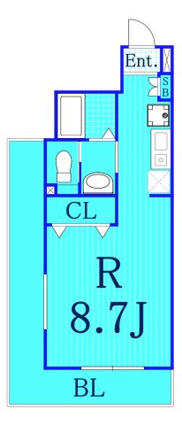 グランソレーユ横浜鶴見の間取り