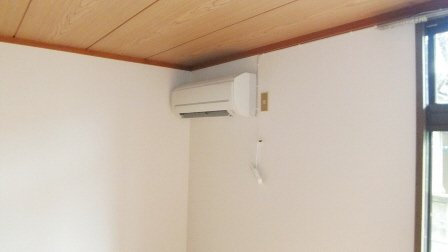 ヒルトップ豊栄の設備|エアコン付きです。