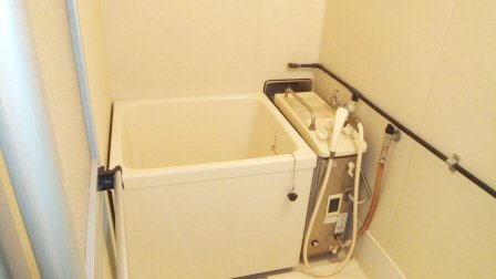 ヒルトップ豊栄の浴室|給湯式浴室に変更済