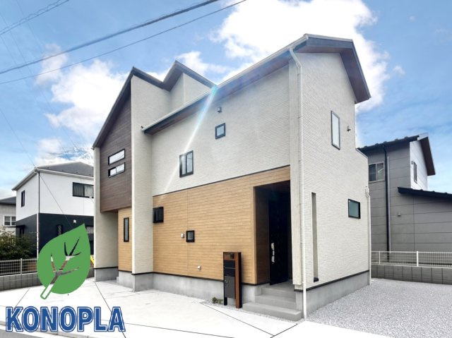 【新築戸建】本庄市中央2丁目の外観|■外観｜今から見たい！大歓迎です♪お気軽にお問い合わせください♪オウチ探しは木ノ葉プランニング♪