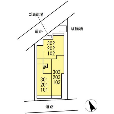 セレスティア京島 の区画図
