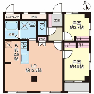 【間取り】 | レジデンスミツイ | 間取りです。