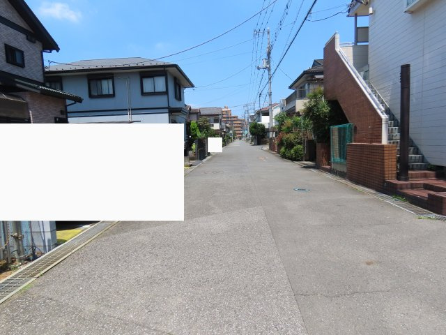 鶴ヶ島市富士見新築戸建の前面道路含む現地写真