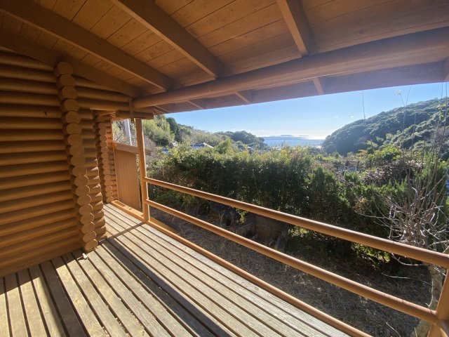 下田市　白浜のバルコニー