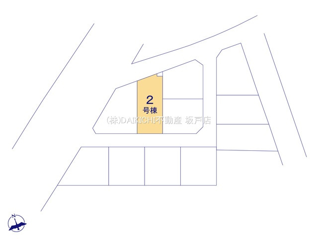 【区画図】 | 鶴ヶ島市藤金15期　グラファーレ　新築戸建　全2棟　2号棟