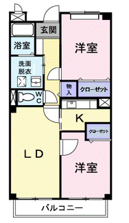 【間取り】 | グランセレッソ弐番館 | 間取図