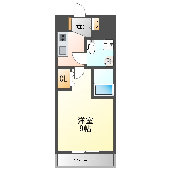 大阪市淀川区十三東２丁目の賃貸マンションの間取り