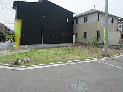 安佐南区八木８丁目の前面道路含む現地写真