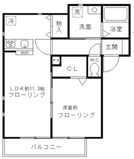 【間取り】 | グランディール東小岩 | 間取りです。
