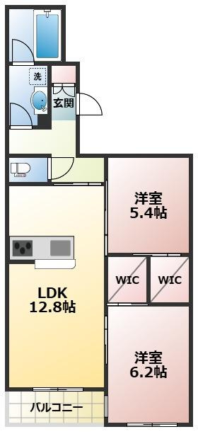 ティエンポ フェリズ Iの間取り