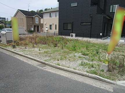 安佐南区八木８丁目の前面道路含む現地写真