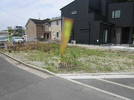 安佐南区八木８丁目の前面道路含む現地写真