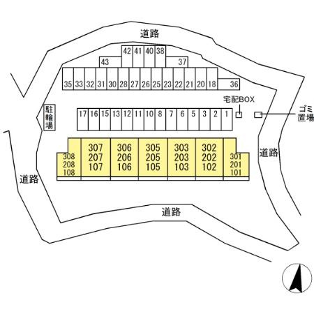 シェグラヴェートの区画図