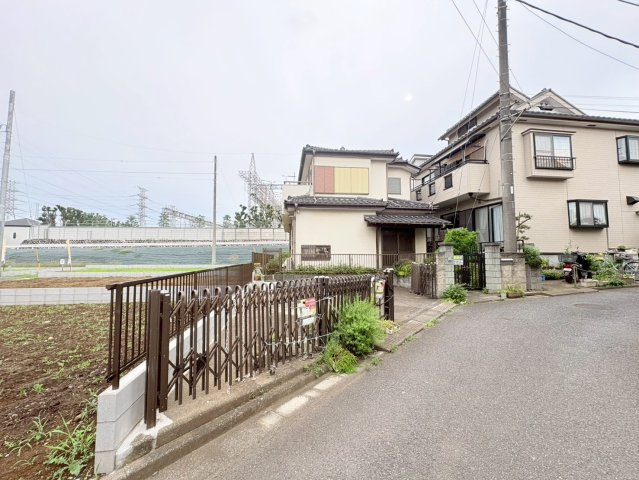 川越市むさし野　建築条件なし売地　西武新宿線『南大塚駅』徒歩19分　【武蔵野小学区】の前面道路含む現地写真
