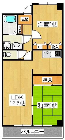 ガーデンヴィラクレセントの間取り