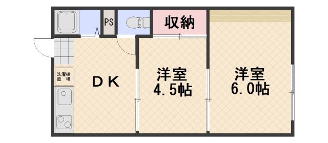 リバーサイド横井上の間取り