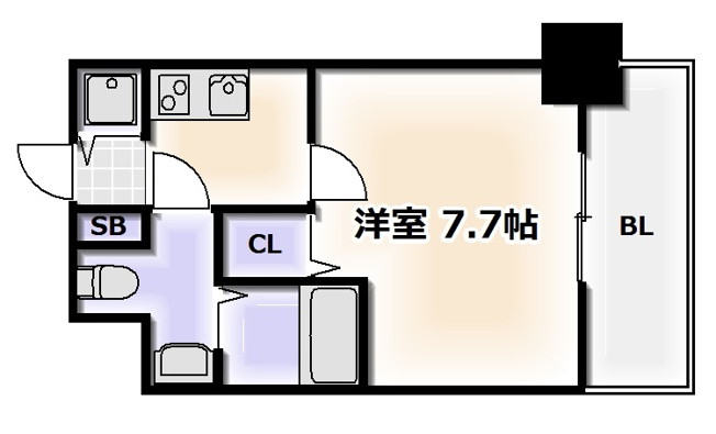 【間取り】 | SERENiTE日本橋SUD