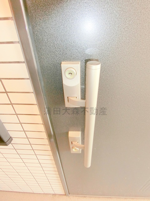 武蔵新田駅最上階角部屋の玄関