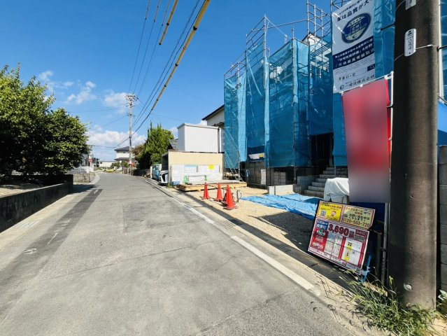 刈谷市泉田町半崎135『仲介手数料無料』新築一戸建て・建売の前面道路含む現地写真