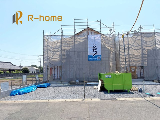 ひたちなか市三反田　新築戸建て　B号棟の外観|ご予約を頂ければ、『平日』はもちろん『早朝』や『夜間』もご見学可能です♪お気軽にお申し付けください♪