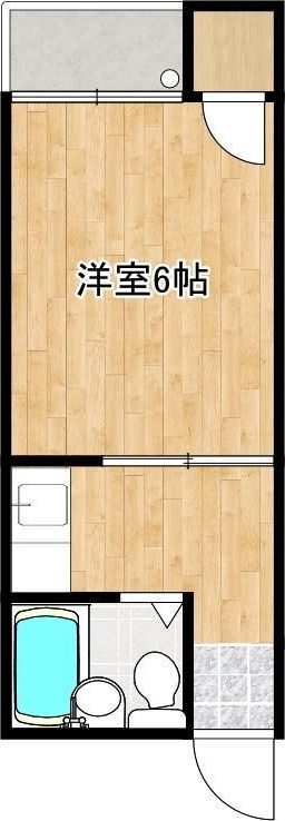 ロフティ竜田の間取り