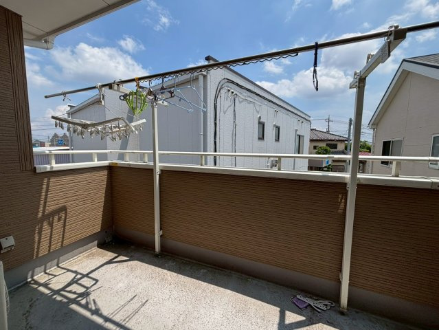 栃木市　平柳町　中古戸建のバルコニー