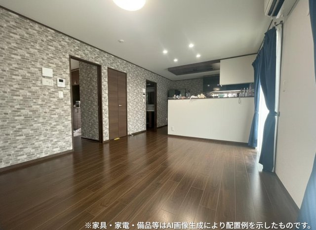 栃木市　平柳町　中古戸建の居間・リビング