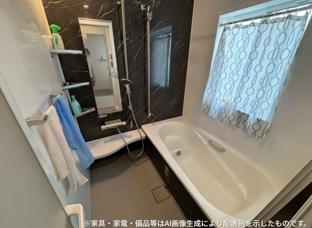 栃木市　平柳町　中古戸建の浴室