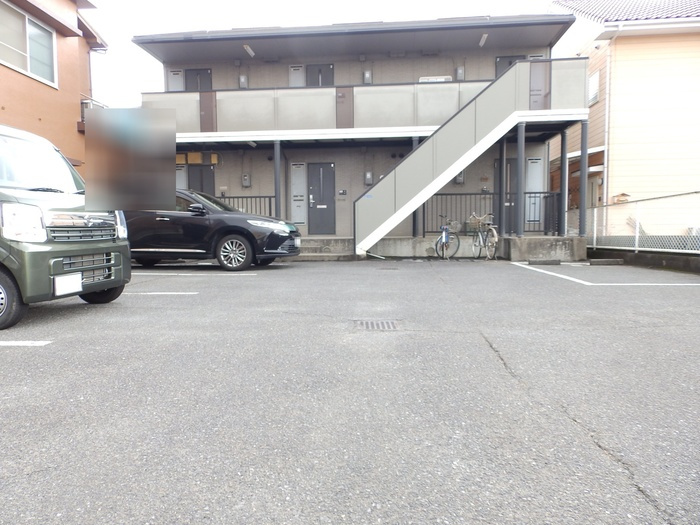 セジュール島田　A棟の駐車場