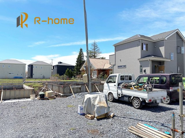ひたちなか市三反田　新築戸建て　C号棟の外観|ご予約を頂ければ、『平日』はもちろん『早朝』や『夜間』もご見学可能です♪お気軽にお申し付けください♪