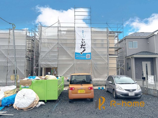 ひたちなか市三反田　新築戸建て　C号棟の外観|ご予約を頂ければ、『平日』はもちろん『早朝』や『夜間』もご見学可能です♪お気軽にお申し付けください♪