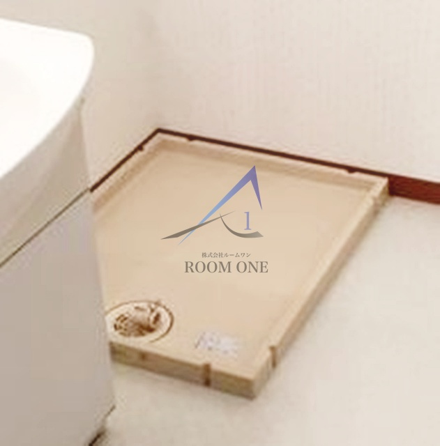 グリーンパーク北千住３　１番館の設備|洗濯機置き場です。