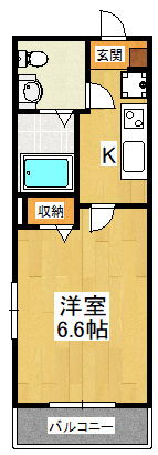 ソルロス船橋の間取り