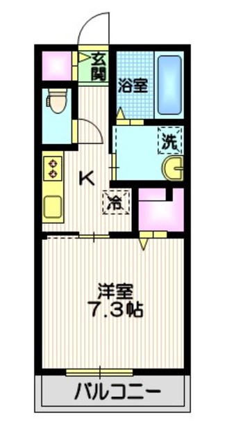 Ｌａｇｒａｎｇｅ　ラグランジュの間取り