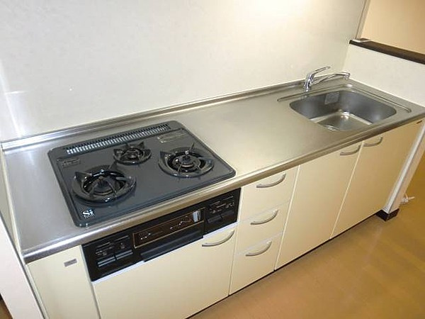 熊本市中央区水前寺２丁目の賃貸マンションのキッチン