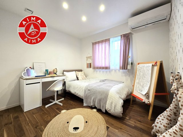 糸島市神在東2丁目第1-1棟（1号棟）の子供部屋|穏やかな光が差し込む室内には、穏やかな時間が流れます。