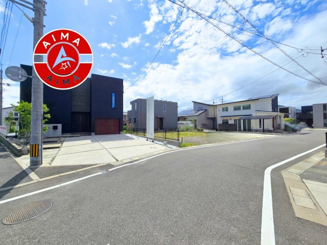 糸島市神在東2丁目第1-1棟（1号棟）の前面道路含む現地写真|見学の時間などお気軽にお問い合わせ下さい。