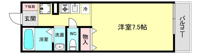 【間取り】 | コンパニエロ北口