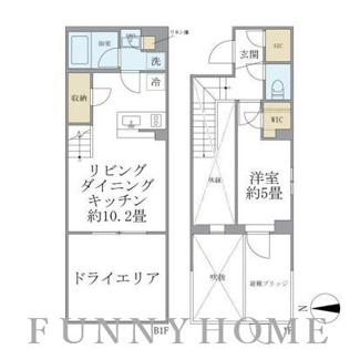 【間取り】 | Ｌａ　Ｐｅｒｌａ　ＪｉｙｕｇａｏｋａⅡ